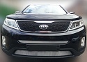Комплект сеток chrome низ и центр для Kia Sorento II Рестайлинг