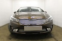 Комплект сеток chrome боковые, верх и низ для Kia Cerato III Рестайлинг (Classic)