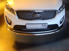 Защита переднего бампера d60 мм для Kia Sorento III Prime