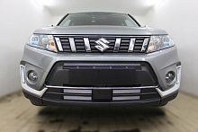 Комплект сеток chrome верх и низ 4 части для Suzuki Vitara II Рестайлинг