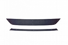 Зимняя заглушка радиатора на стяжке верх и низ (2 части) для Renault Megane III Рестайлинг 2