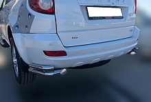 Защита заднего бампера угловая двойная d60/42 мм для Haval H5 I