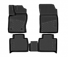 Коврики 3D в салон полиуретан 4 шт для Hongqi HS3