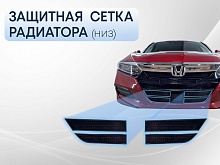 Защитная сетка радиатора низ 4 части для Honda Accord X