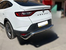 Защита заднего бампера скоба d60 мм для Renault Arkana I