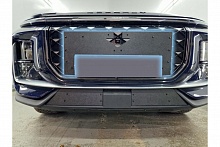 Зимняя заглушка радиатора на стяжке верх для Soueast S09 I