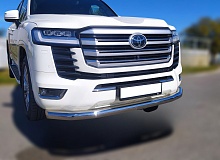 Защита переднего бампера d76 мм для Toyota Land Cruiser 300 Series