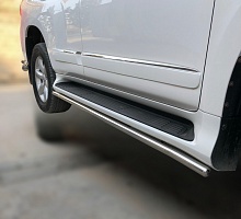 Пороги труба d42 мм для Lexus GX II
