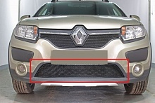 Защитная сетка радиатора на низ для Renault Sandero II