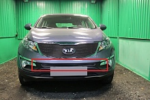 Защитная сетка радиатора центр для Kia Sportage III Рестайлинг