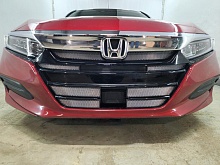 Комплект сеток chrome верх 4 части и низ 4 части для Honda Accord X