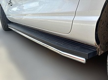 Пороги труба d42 мм для Haval H5 II