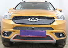 Зимняя заглушка радиатора к съемной сетке низ для Chery Tiggo 7 I