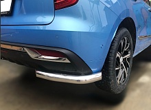 Защита заднего бампера угловая d60 мм для Haval Jolion I