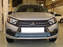 Защитная сетка радиатора низ 4 части для LADA (ВАЗ) Granta I Рестайлинг
