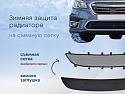 Зимняя заглушка радиатора к съемной сетке для Chery Bonus (A13)