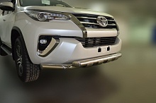 Защита переднего бампера G d76 мм для Toyota Fortuner II