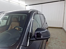 Дефлекторы окон 2D с хром накладками 6 шт. под наклоном для BMW X3 II (F25)