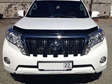 Дефлектор капота темный для Toyota Land Cruiser Prado 150 Series Рестайлинг 1
