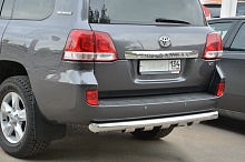 Защита заднего бампера G d76 мм для Toyota Land Cruiser 200 Series