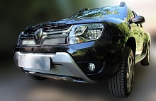 Комплект сеток chrome верх и низ для Renault Duster I Рестайлинг