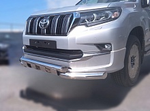 Защита переднего бампера G d76 мм для Toyota Land Cruiser Prado 150 Series Рестайлинг 2