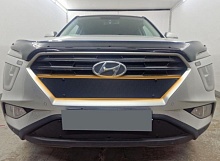 Зимняя заглушка радиатора к съемной сетке верх для Hyundai Creta II