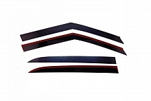 Дефлекторы окон 2D 4 шт. под наклоном для Solaris HS I