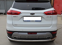 Защита заднего бампера d60 мм для Geely Atlas I