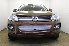 Защитная сетка радиатора низ для Zotye T600 I