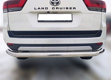 Защита заднего бампера d76 мм для Toyota Land Cruiser 300 Series
