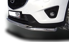 Защита переднего бампера двойная d60/42 мм для Mazda CX-5 I