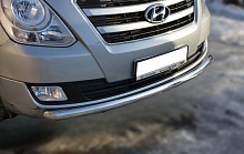 Защита переднего бампера d60 мм для Hyundai Grand Starex I Рестайлинг