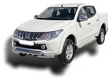 Защита переднего бампера G d76 мм для Mitsubishi L200 V