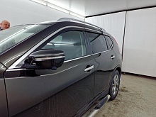 Дефлекторы окон с хром накладками 2D 6 шт для Nissan X-Trail III