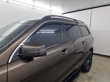Дефлекторы окон с хром накладками 2D 6 шт для Mercedes-Benz GL-Класс II (X166)