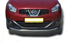 Защита переднего бампера d60 мм для Nissan Qashqai I