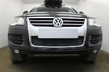 Комплект сеток black низ и бок 4 части для Volkswagen Touareg I Рестайлинг