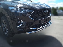 Защита переднего бампера двойная d60/42 мм для Haval F7x I