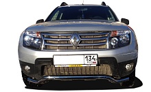 Защита переднего бампера скоба d53 мм для Renault Duster I