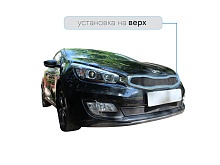 Защитная сетка радиатора верх для Kia Proceed II