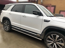 Пороги труба d53 мм для Changan CS95 I Рестайлинг 2