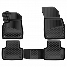 Коврики 3D в салон полиуретан 4 шт. для Audi Q8 I