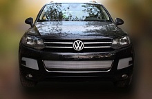 Комплект сеток chrome низ, бок 2 части, центр для Volkswagen Touareg II