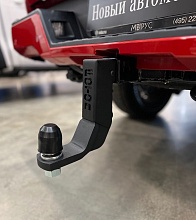 Фаркоп с типом шара E нерж. Black для Foton Tunland V7 I