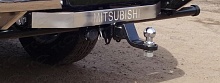 Фаркоп с типом шара Е нерж. для Mitsubishi L200 V Рестайлинг