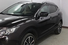 Дефлекторы окон 2D 8 шт. прямой для Nissan Qashqai II
