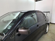 Дефлекторы окон 2D 4 шт для Mitsubishi Lancer Evolution IX