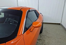 Дефлекторы окон 2D с хром накладками 2 шт. для Dodge Challenger III Рестайлинг 2