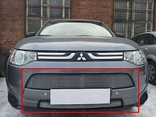 Защитная сетка радиатора комплект 2 части для Mitsubishi Outlander III